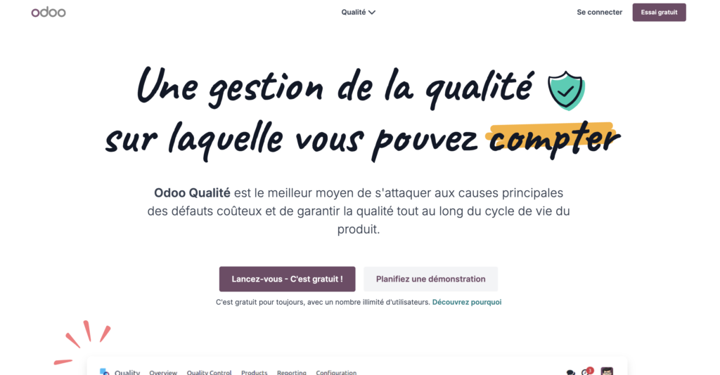 Odoo qualité