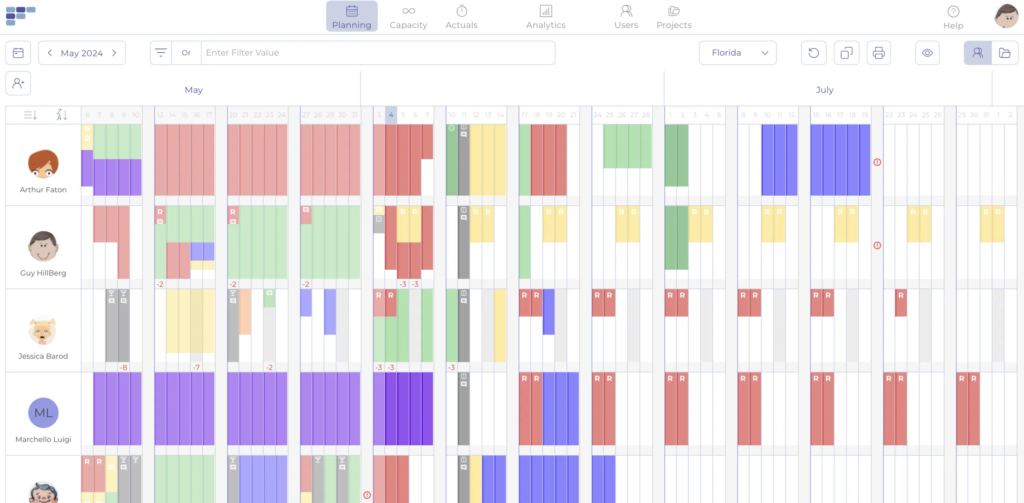 Teambook agenda