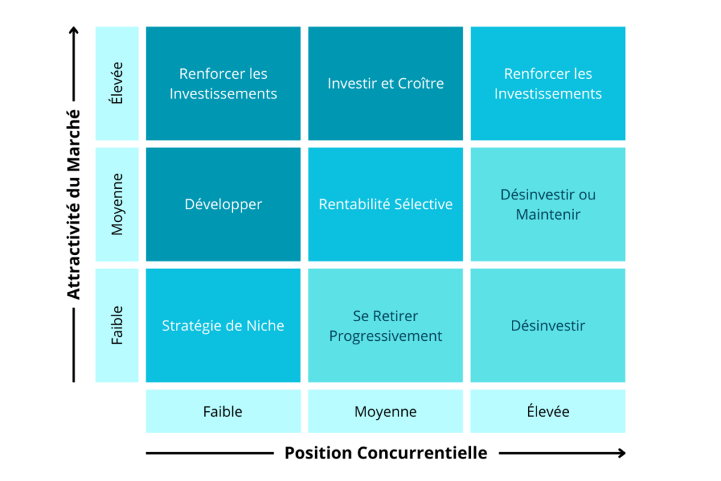 Templace matrice McKinsey