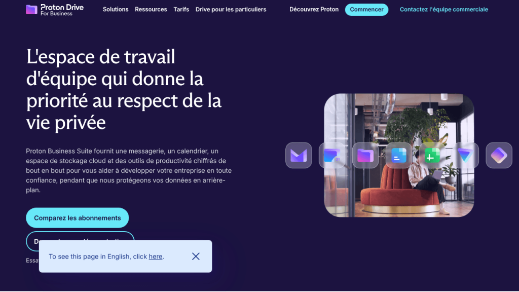 Proton Drive Workspace