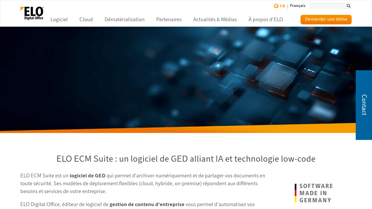 ELO Digital Office, logiciel allemand de GED et ECM