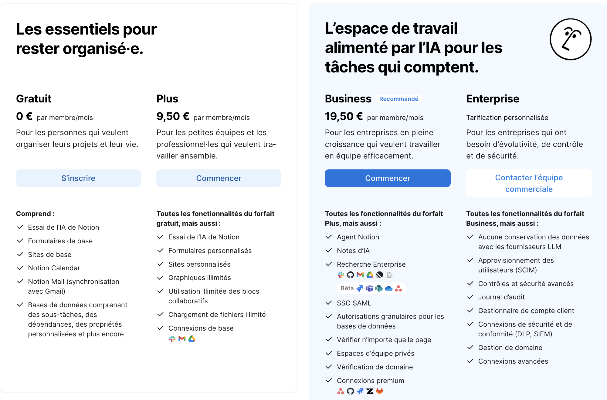 Tarifs Notion 2026