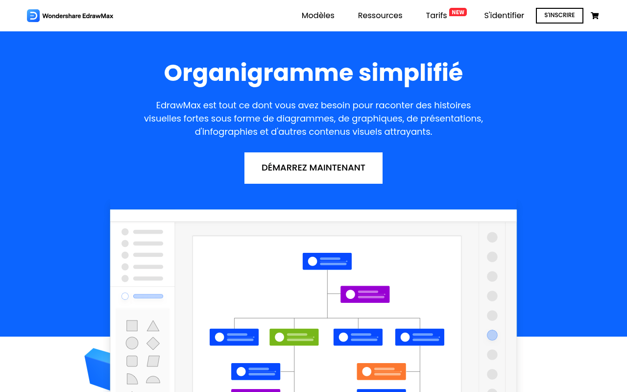 Interface de EdrawMax