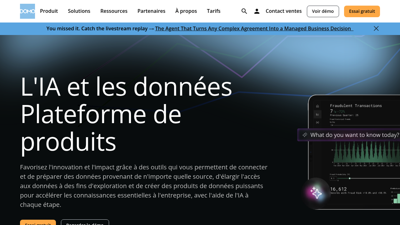 Interface de Domo