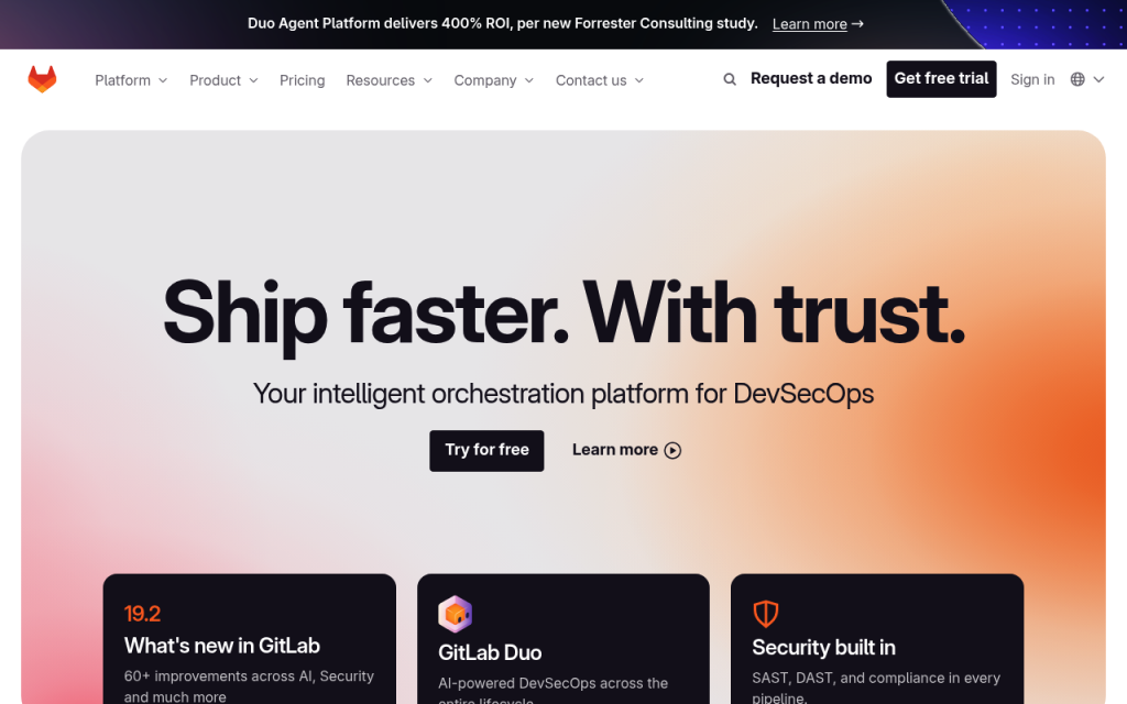 GitLab gestion de projet développement