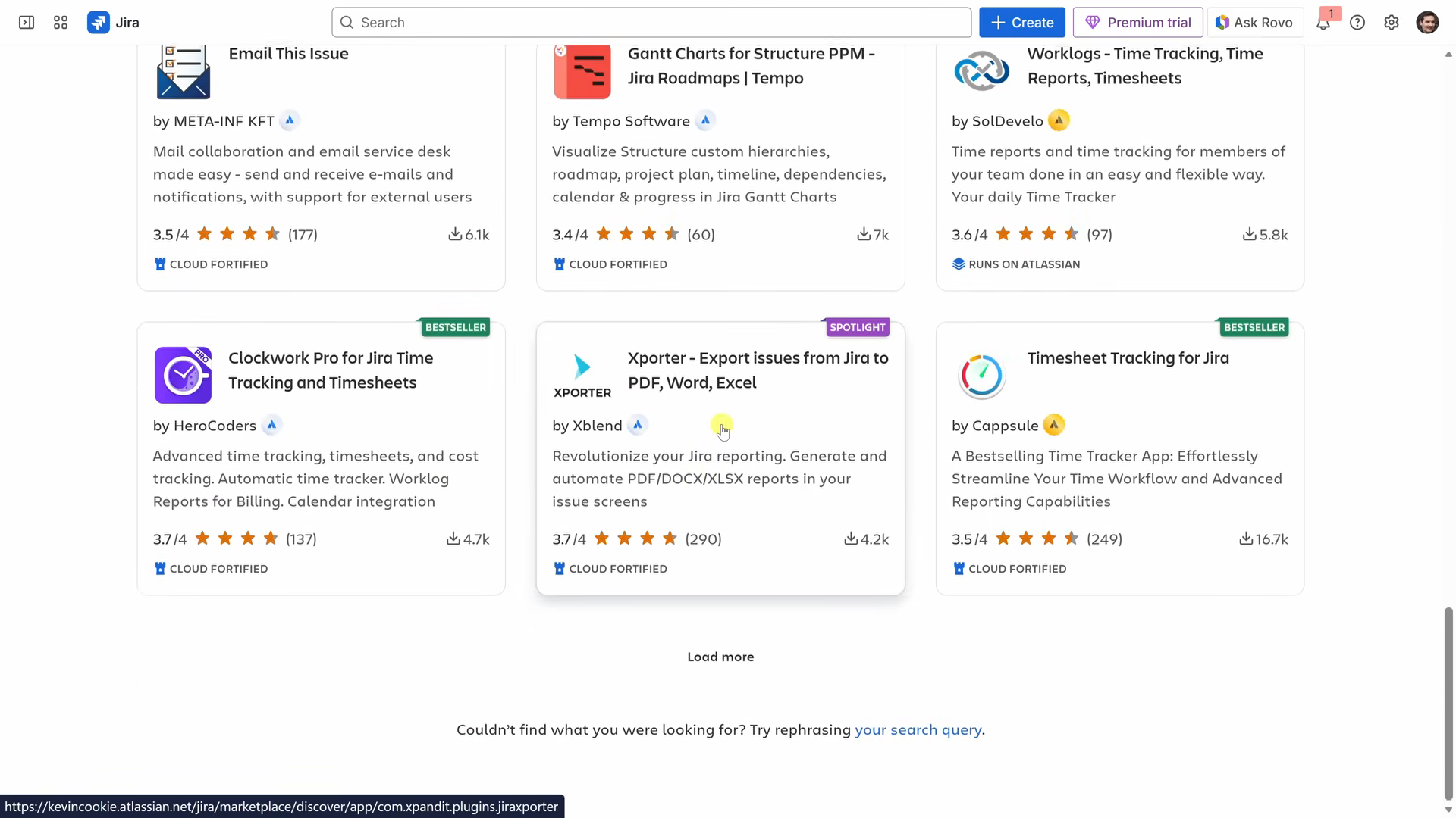 Applications du Marketplace Atlassian pour Jira