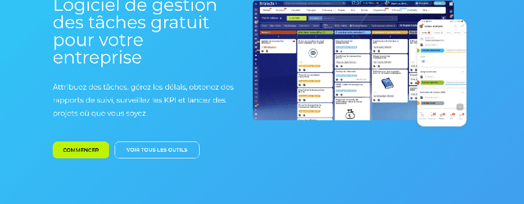 Gestion des tâches et des projets dans Bitrix24