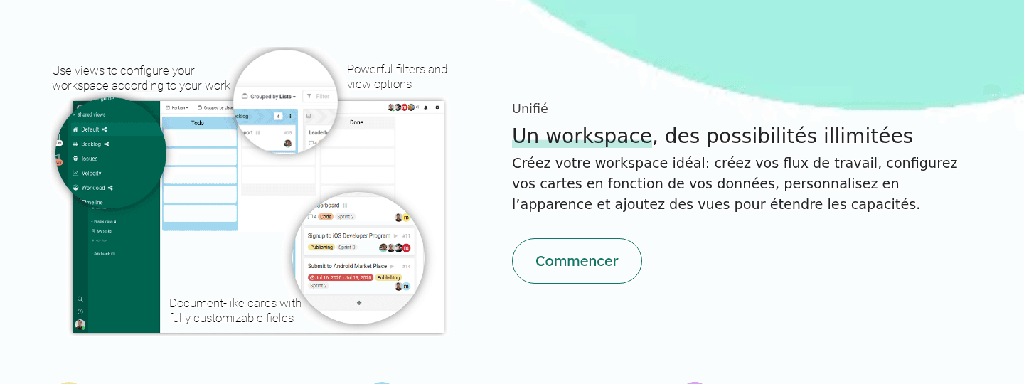 Personnalisation d'un workspace dans Kantree